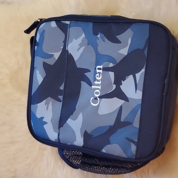 Pottery Barn kids Shark Camo LunchBag - "Colten" - Picture 1 of 8